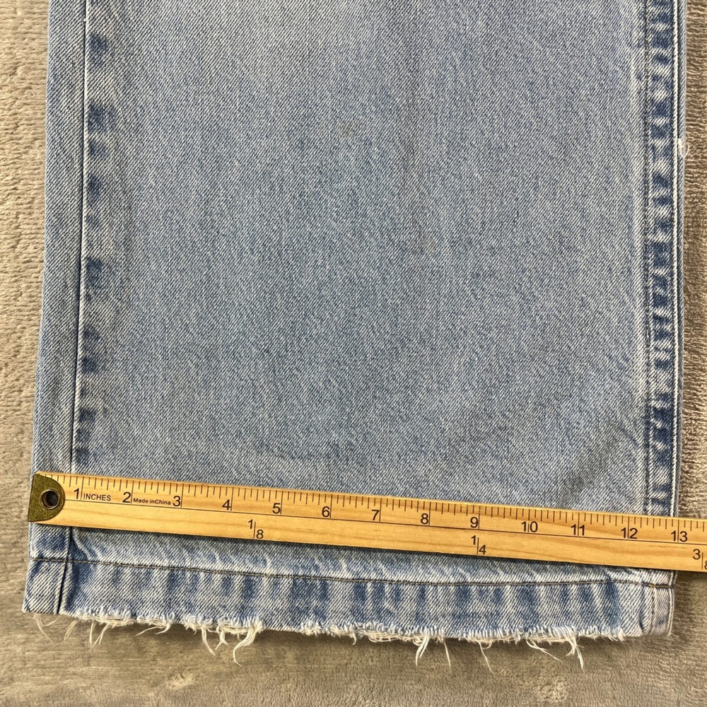 FRAME Jeans The Skater Womens 24 Blue Light Wash High Rise Wide Leg Baggy Boho - Picture 7 of 13